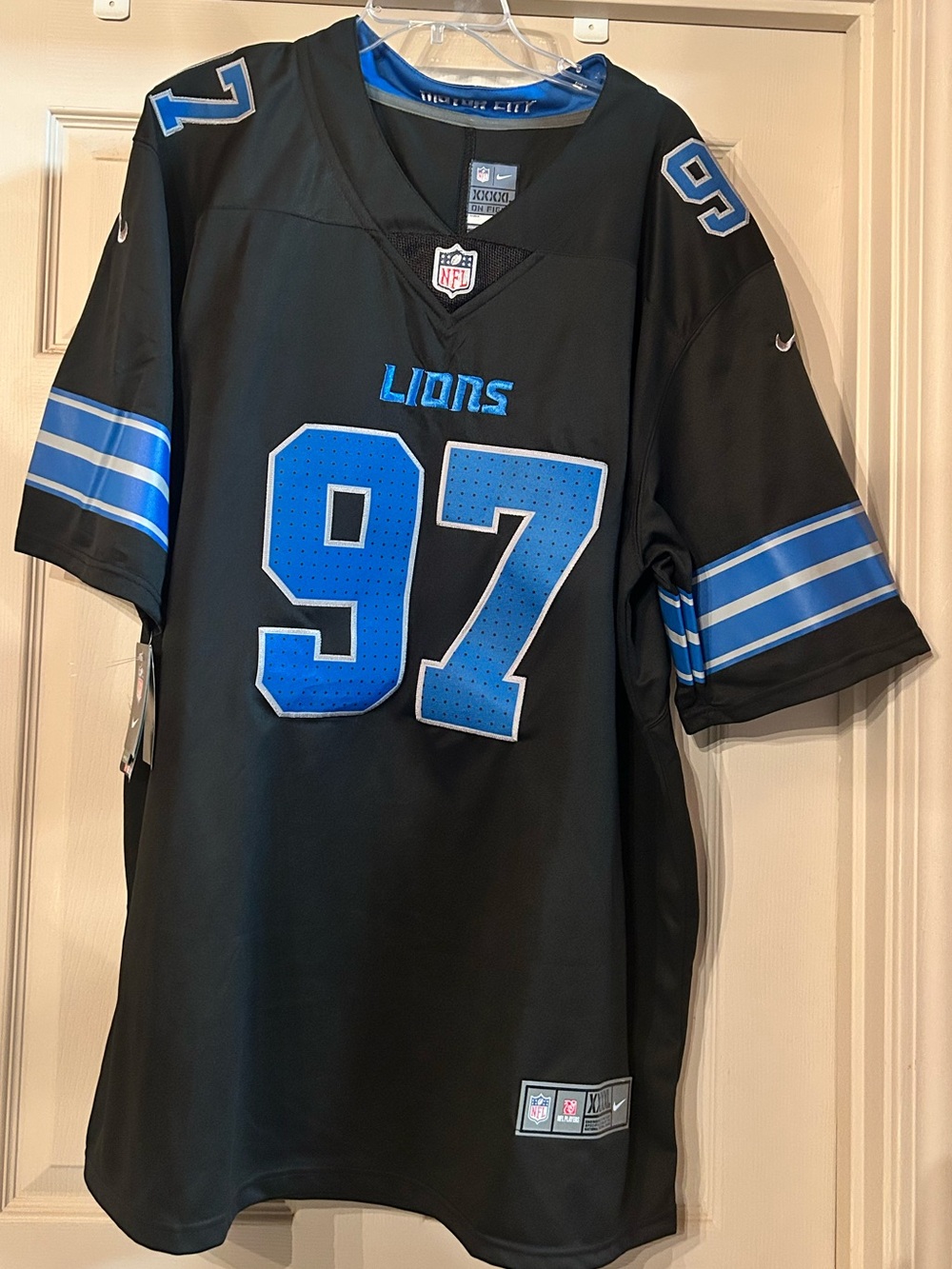 NWT Nike NFL Detroit Lions Football Men’s 4XL Jersey #97 Hutchinson